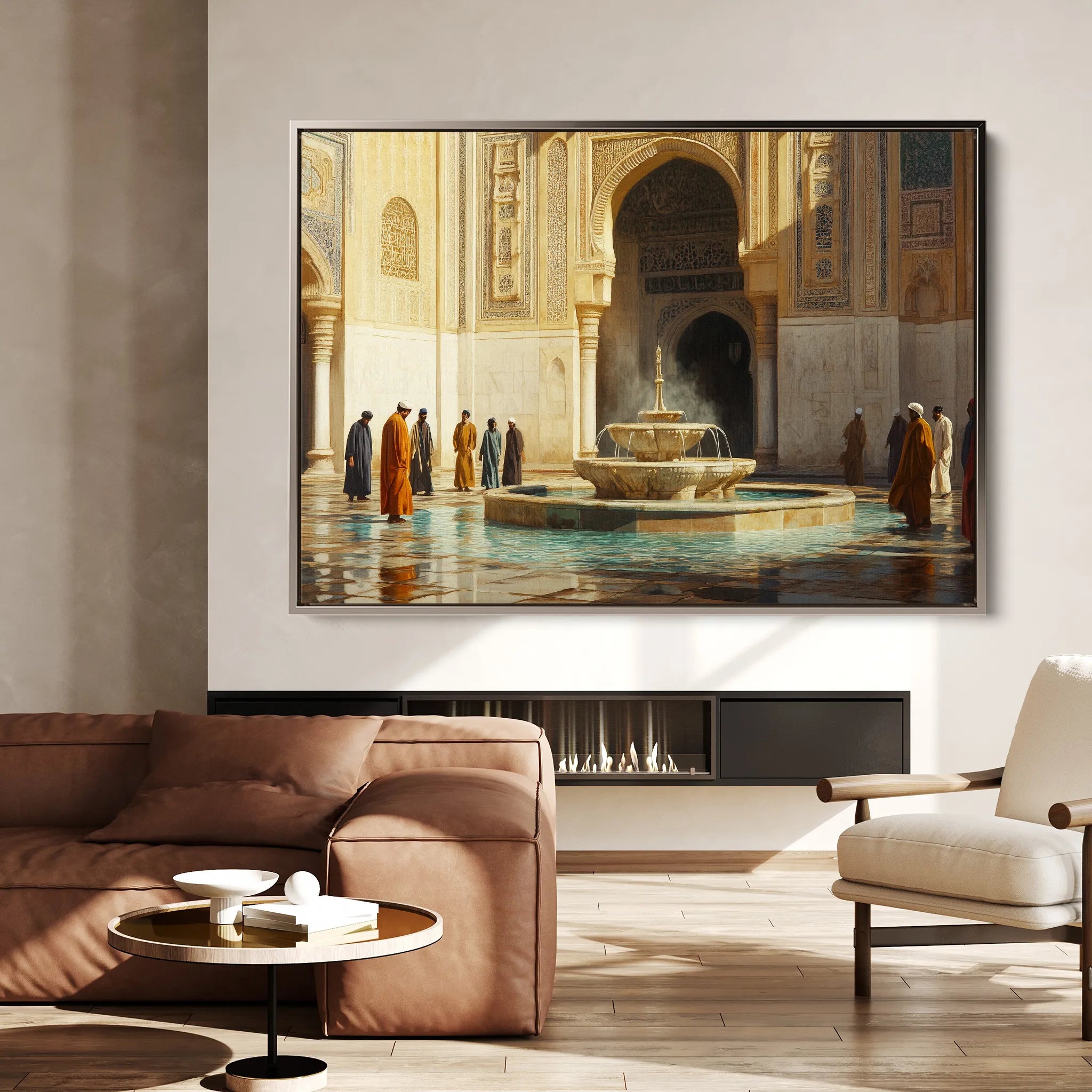 Orientalist 089 Canvas Art 18" x 24" / 45 x 60 cm / Black