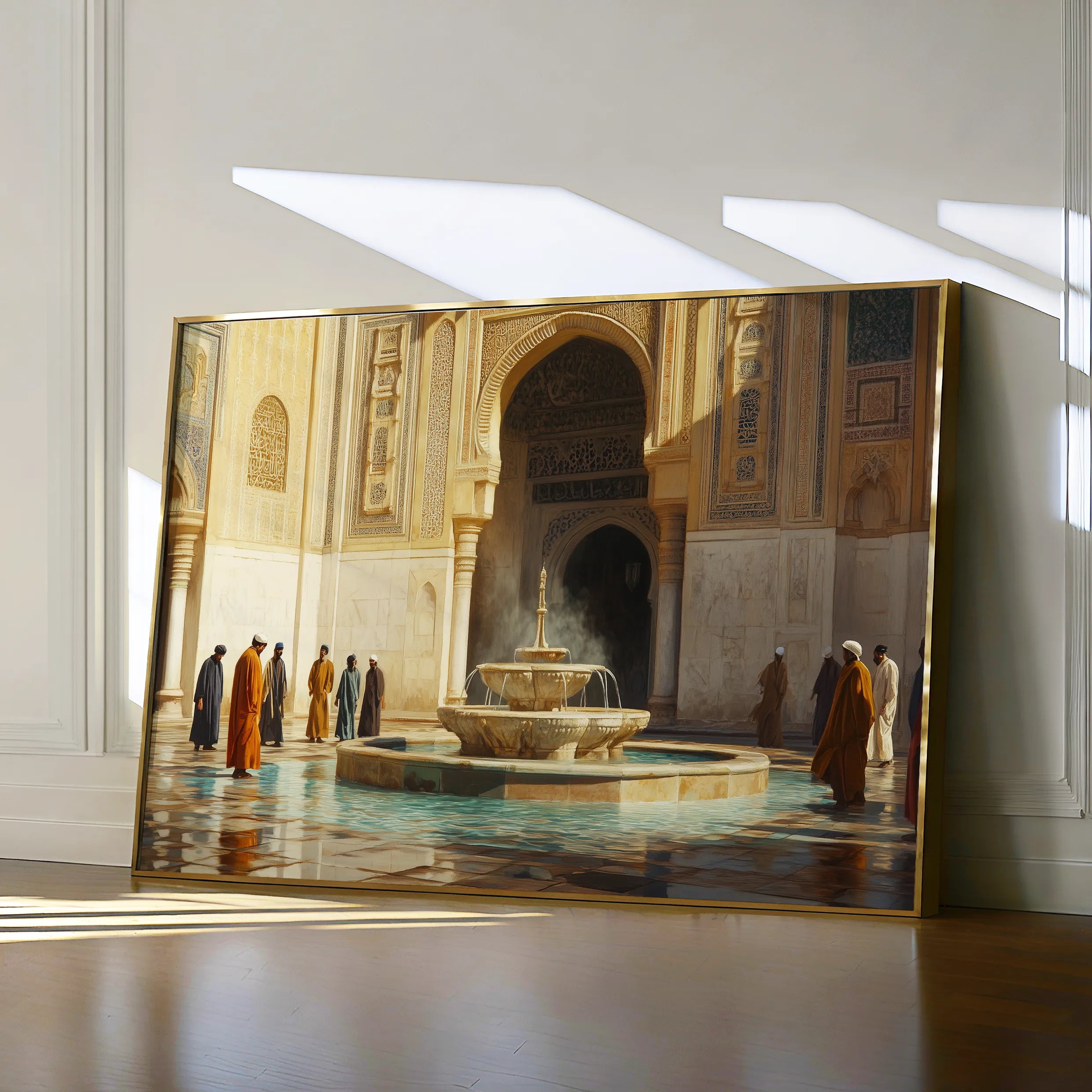 Orientalist 089 Canvas Art 18" x 24" / 45 x 60 cm / Black