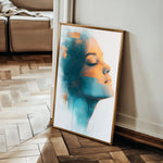 Portrait 089 Canvas Art 18" x 24" / 45 x 60 cm / Black