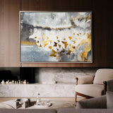 Abstract 090 Canvas Art 18" x 24" / 45 x 60 cm / Black
