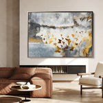 Abstract 090 Canvas Art 18" x 24" / 45 x 60 cm / Black