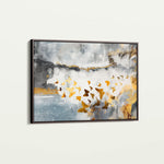 Abstract 090 Canvas Art 18" x 24" / 45 x 60 cm / Black