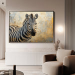 Animals 090 Canvas Art 18" x 24" / 45 x 60 cm / Black