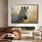 Animals 090 Canvas Art 18" x 24" / 45 x 60 cm / Black