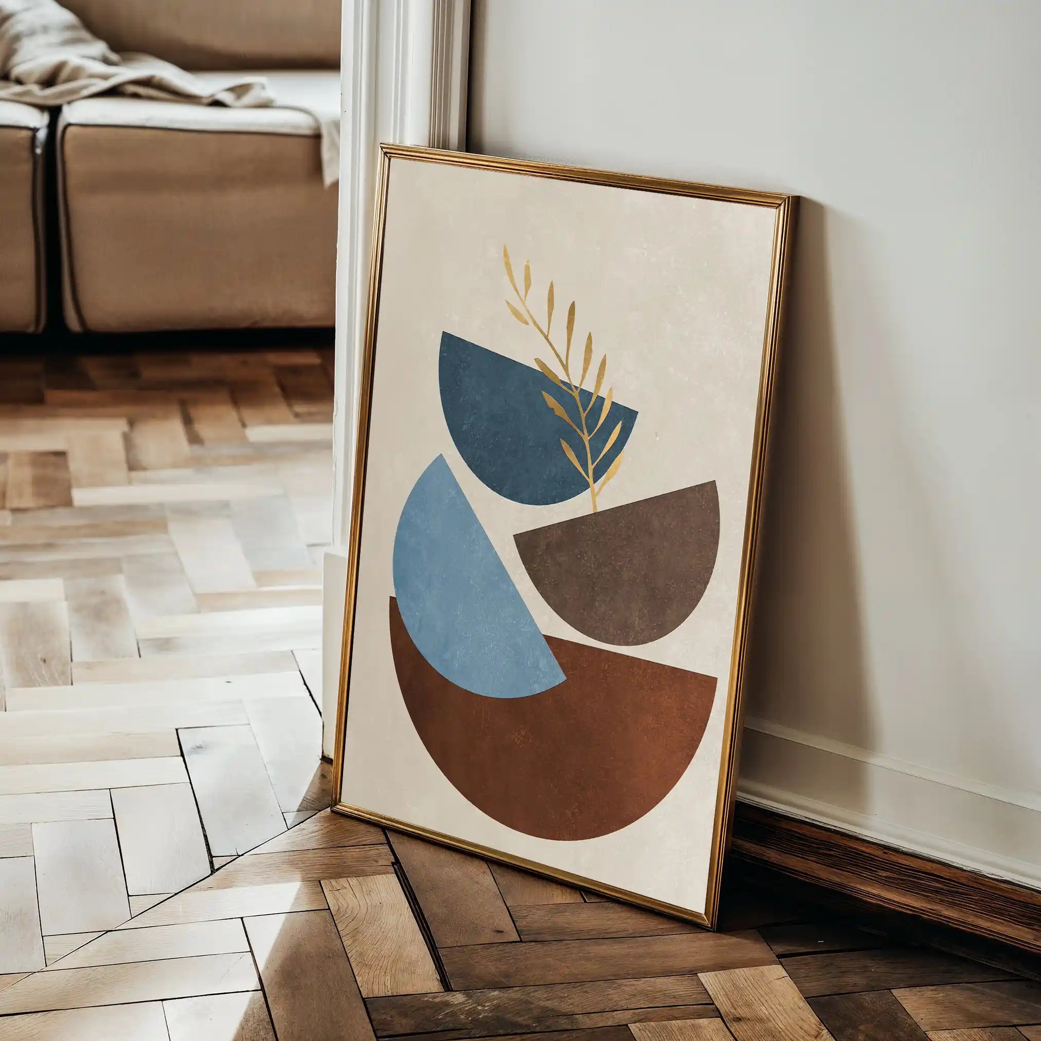 Boho 090 Canvas Art 60 x 40 cm / Black