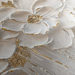 Floral 090 Canvas Art 60 x 40 cm / Black