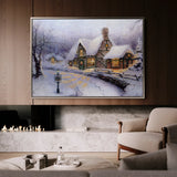 Landscape 090 Canvas Art 18" x 24" / 45 x 60 cm / Black