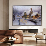 Landscape 090 Canvas Art 18" x 24" / 45 x 60 cm / Black
