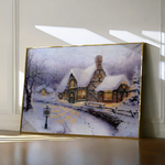Landscape 090 Canvas Art 60 x 40 cm / Black