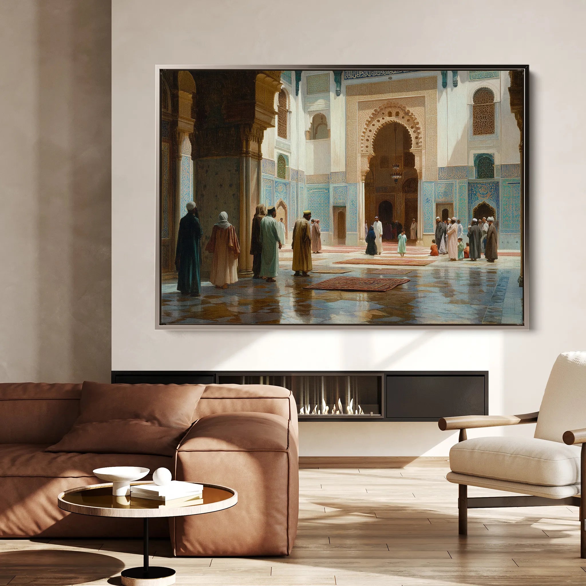 Orientalist 090 Canvas Art 18" x 24" / 45 x 60 cm / Black