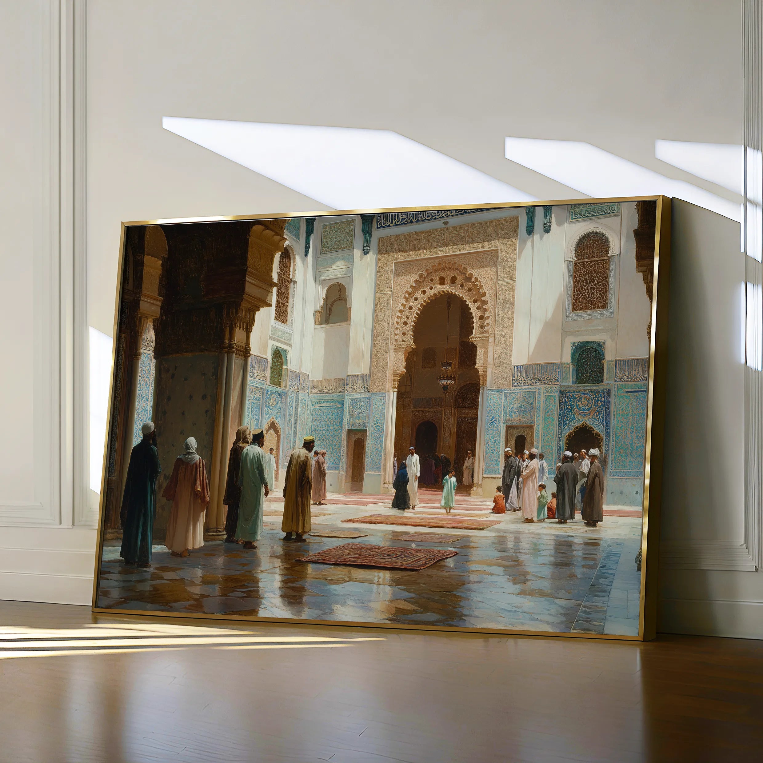 Orientalist 090 Canvas Art 18" x 24" / 45 x 60 cm / Black