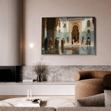 Orientalist 090 Canvas Art 18" x 24" / 45 x 60 cm / Black
