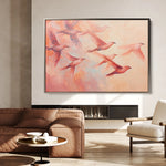 Animals 091 Canvas Art 18" x 24" / 45 x 60 cm / Black