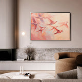 Animals 091 Canvas Art 18" x 24" / 45 x 60 cm / Black