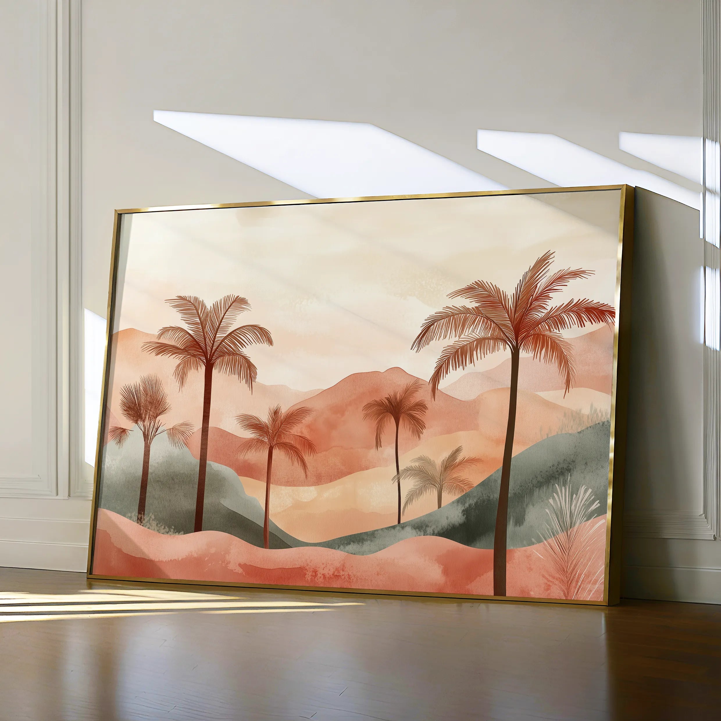 Boho 091 Canvas Art 18" x 24" / 45 x 60 cm / Black