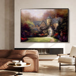Landscape 091 Canvas Art 18" x 24" / 45 x 60 cm / Black