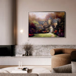 Landscape 091 Canvas Art 18" x 24" / 45 x 60 cm / Black