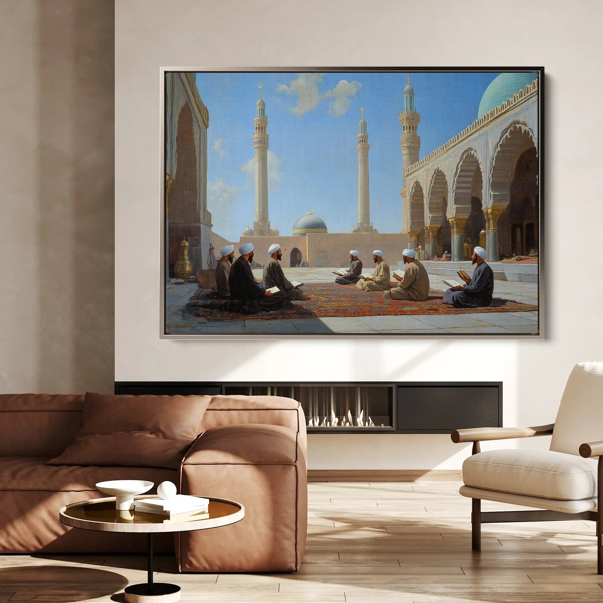 Orientalist 091 Canvas Art 18" x 24" / 45 x 60 cm / Black