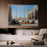 Orientalist 091 Canvas Art 18" x 24" / 45 x 60 cm / Black