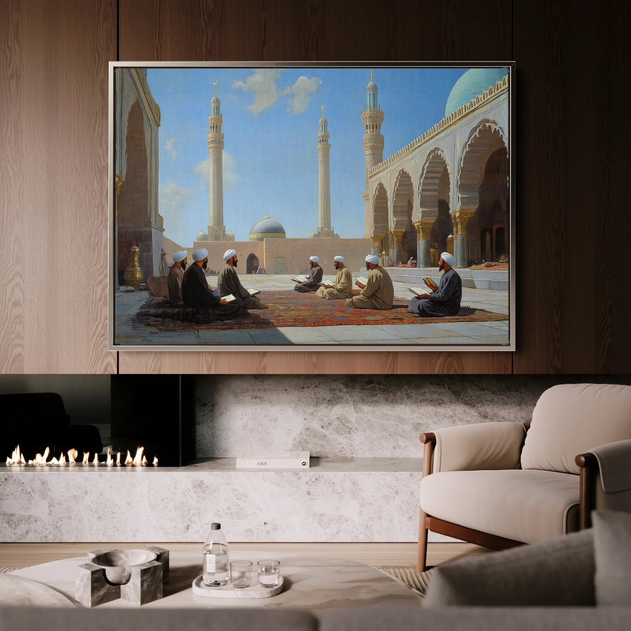 Orientalist 091 Canvas Art 18" x 24" / 45 x 60 cm / Black