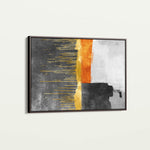 Abstract 092 Canvas Art 18" x 24" / 45 x 60 cm / Black