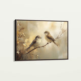Animals 092 Canvas Art 18" x 24" / 45 x 60 cm / Black