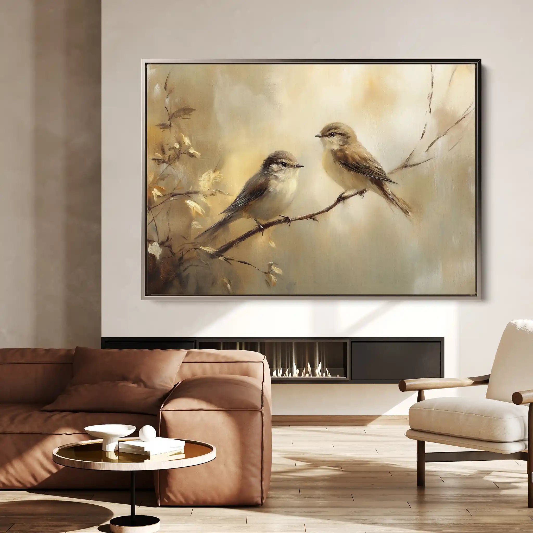 Animals 092 Canvas Art 60 x 40 cm / Black
