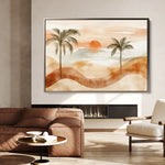 Boho 092 Canvas Art 18" x 24" / 45 x 60 cm / Black