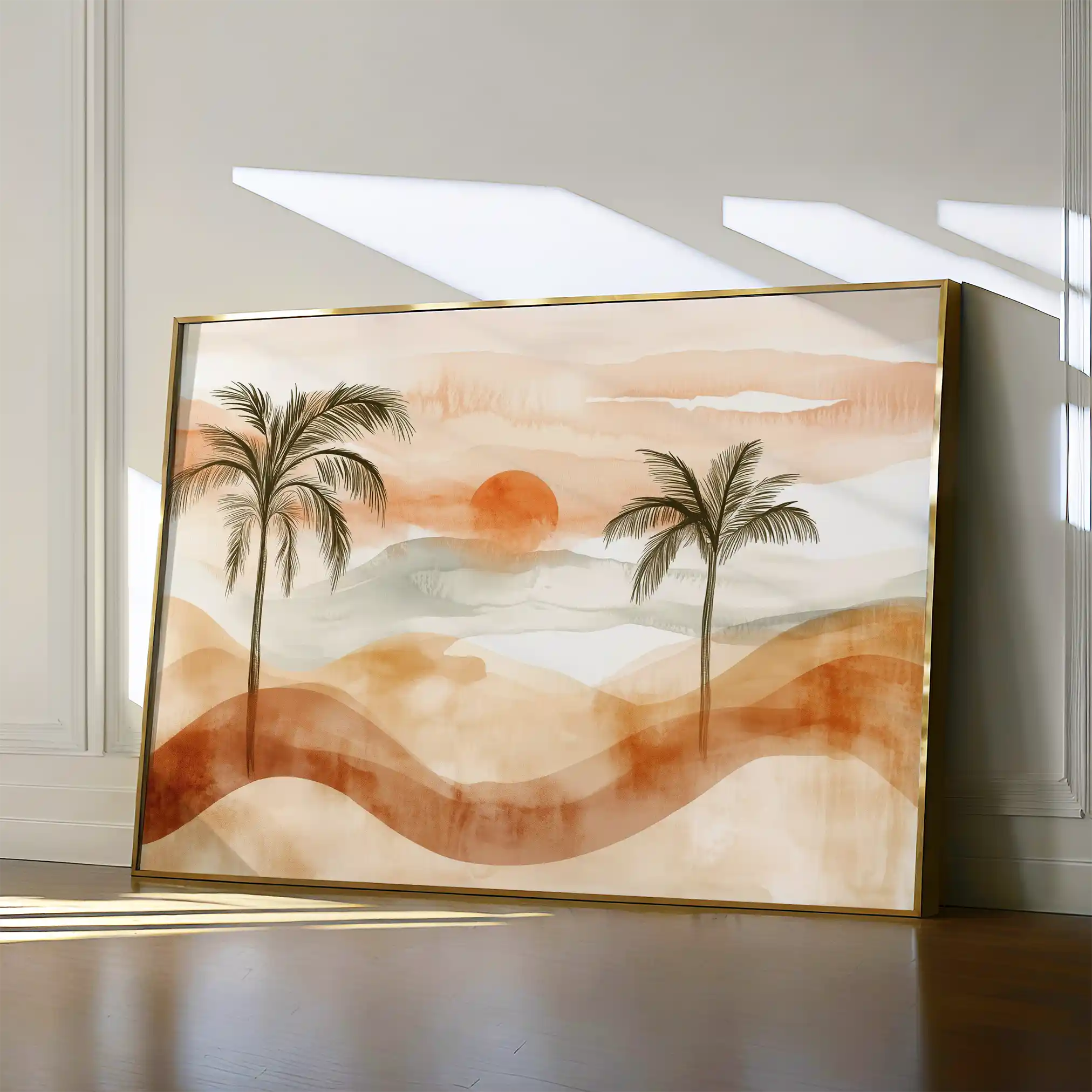 Boho 092 Canvas Art 60 x 40 cm / Black