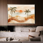 Boho 092 Canvas Art 60 x 40 cm / Black