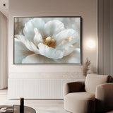 Floral 092 Canvas Art 18" x 24" / 45 x 60 cm / Black