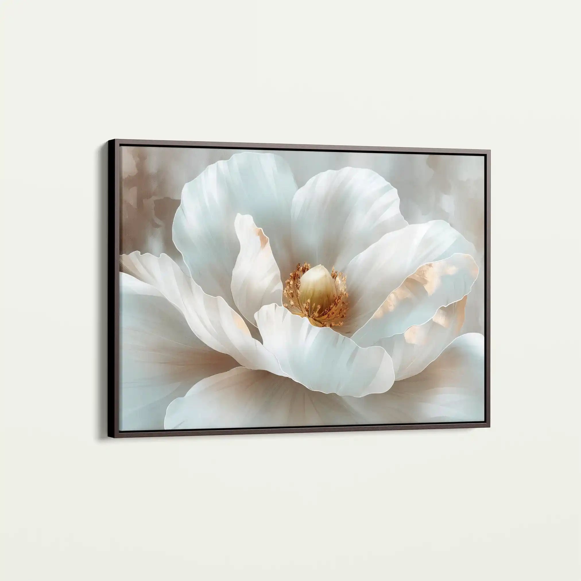 Floral 092 Canvas Art 18" x 24" / 45 x 60 cm / Black