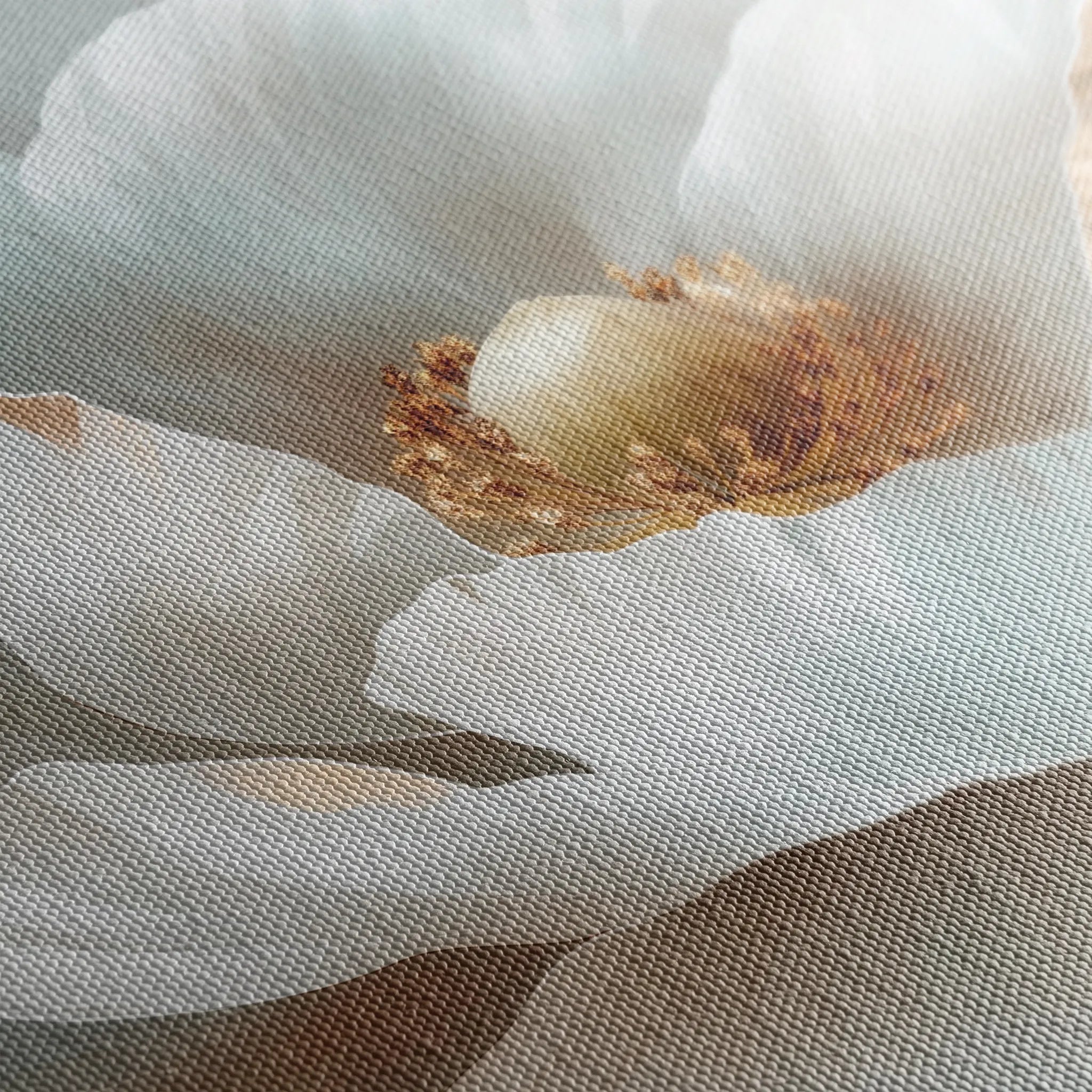 Floral 092 Canvas Art 18" x 24" / 45 x 60 cm / Black