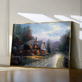 Landscape 092 Canvas Art 18" x 24" / 45 x 60 cm / Black