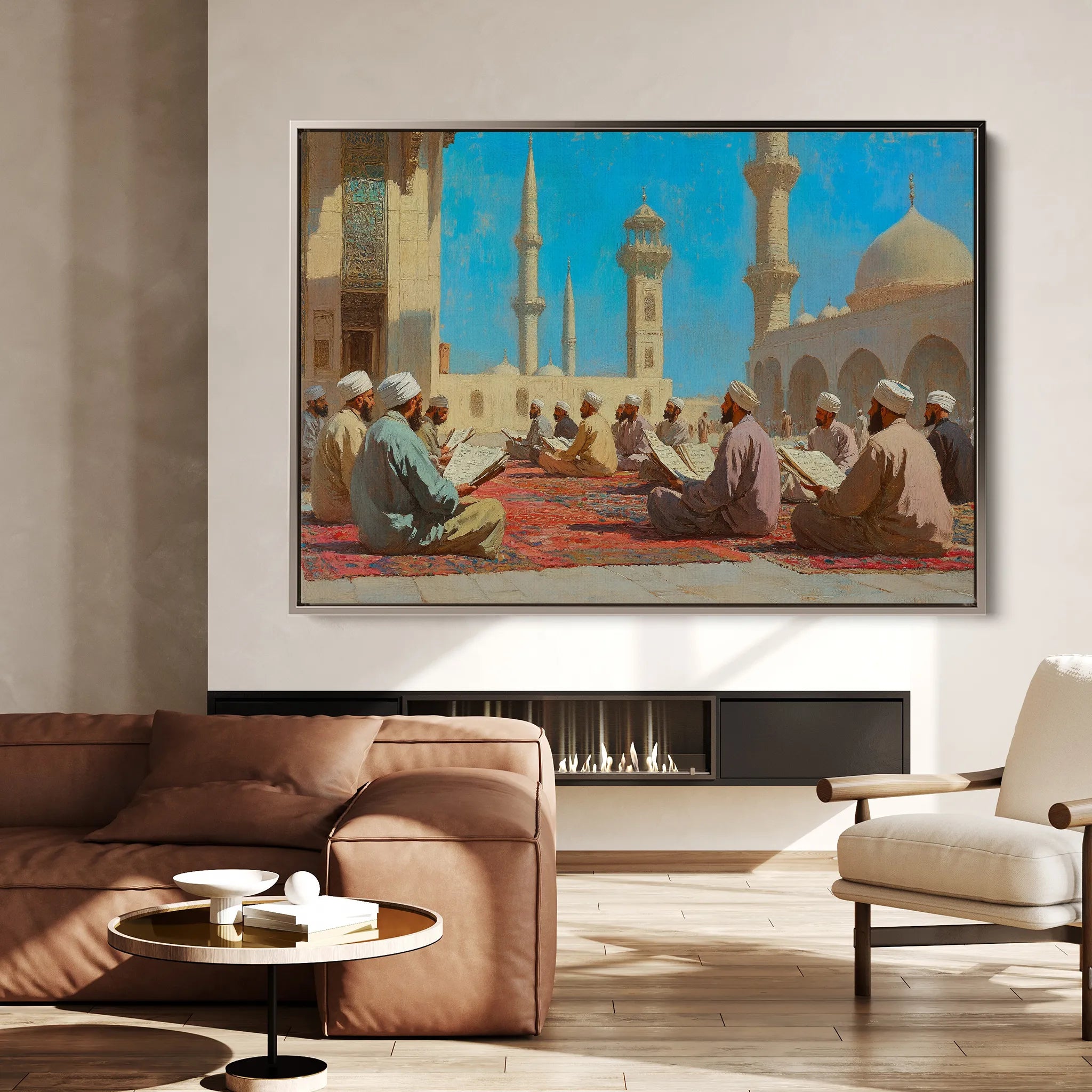 Orientalist 092 Canvas Art 18" x 24" / 45 x 60 cm / Black