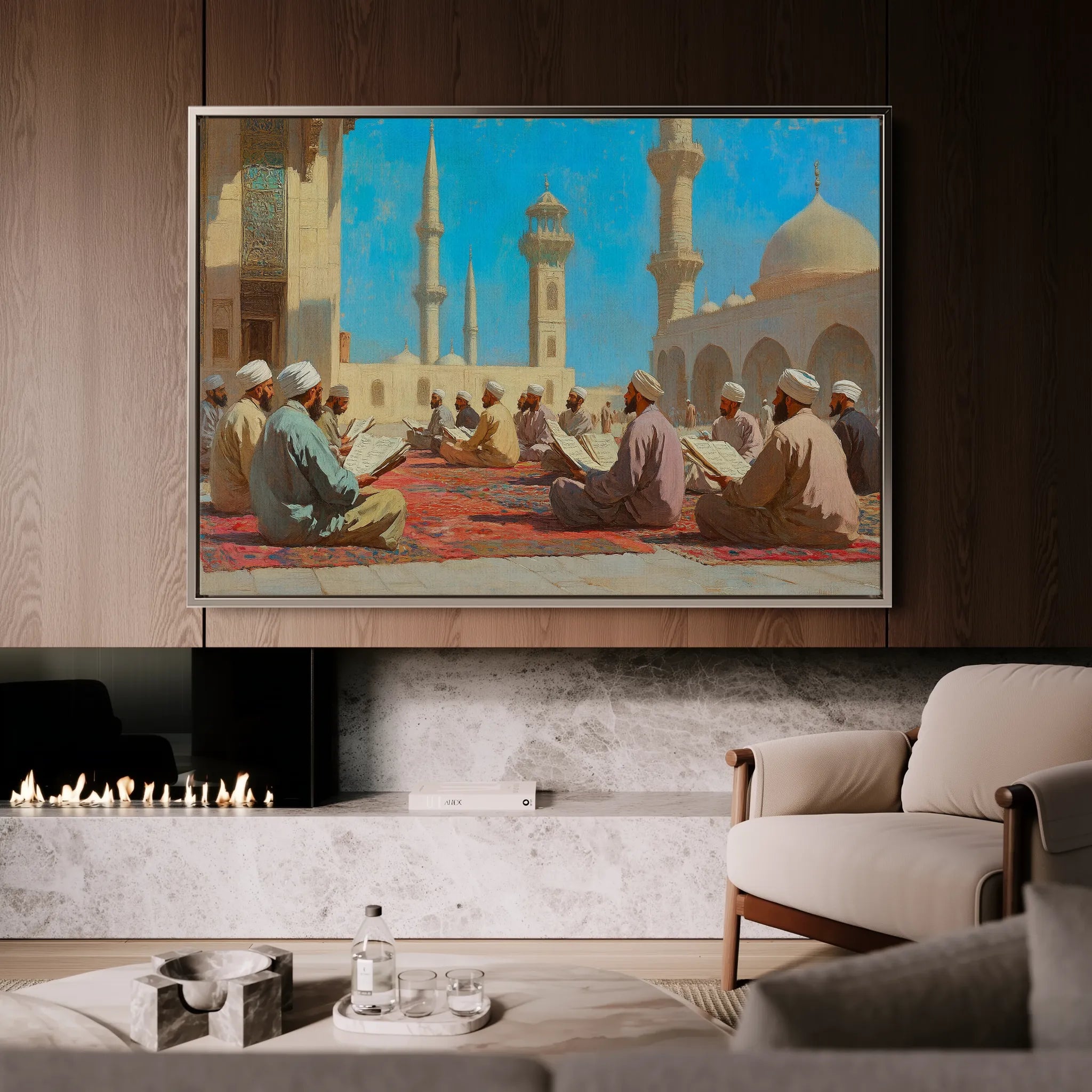 Orientalist 092 Canvas Art 18" x 24" / 45 x 60 cm / Black