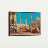 Orientalist 092 Canvas Art 18" x 24" / 45 x 60 cm / Black