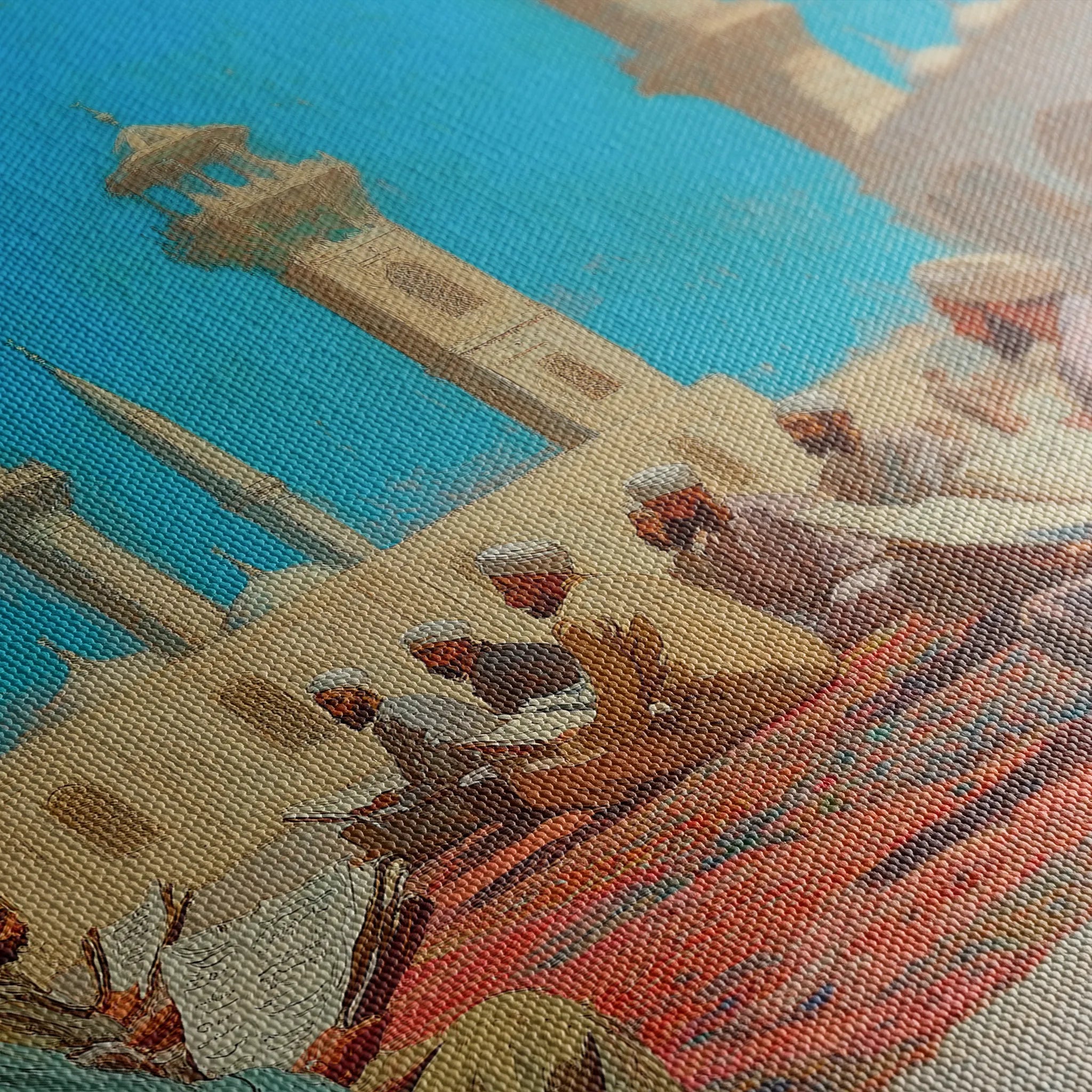 Orientalist 092 Canvas Art 18" x 24" / 45 x 60 cm / Black