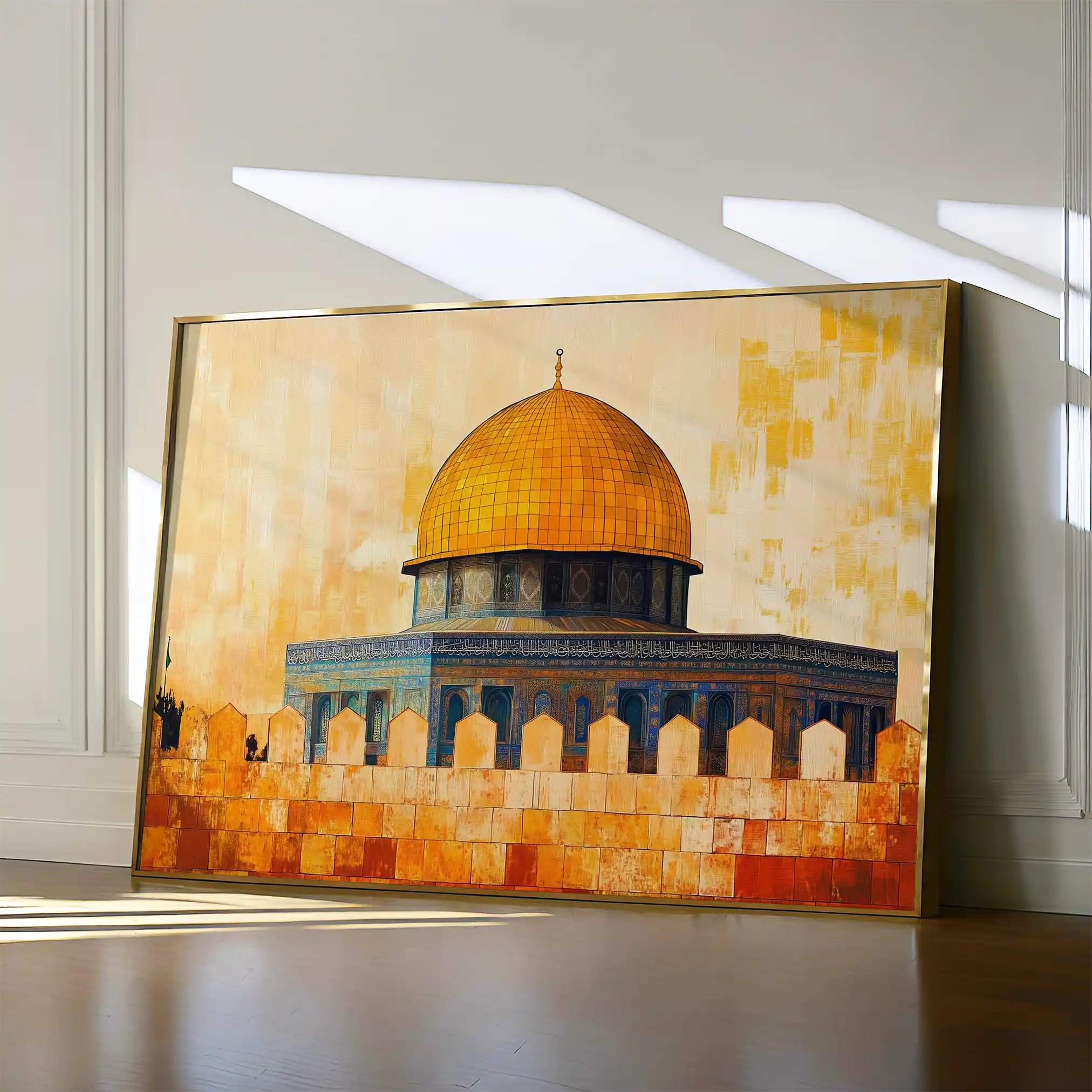 Palestine 092 Canvas Art 60 x 40 cm / Black