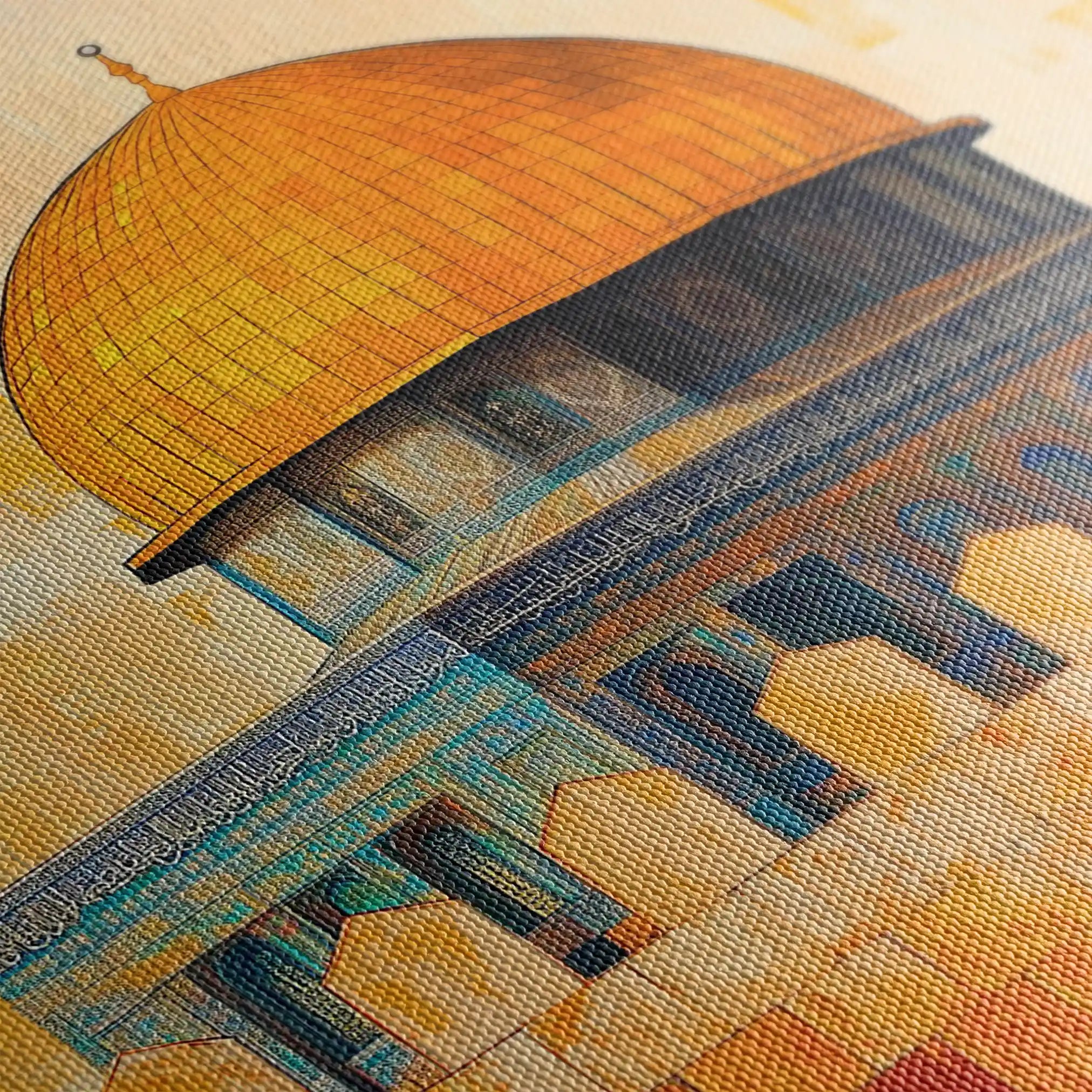 Palestine 092 Canvas Art 60 x 40 cm / Black
