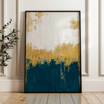Abstract 093 Canvas Art 18" x 24" / 45 x 60 cm / Black