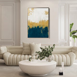 Abstract 093 Canvas Art 18" x 24" / 45 x 60 cm / Black