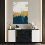 Abstract 093 Canvas Art 18" x 24" / 45 x 60 cm / Black