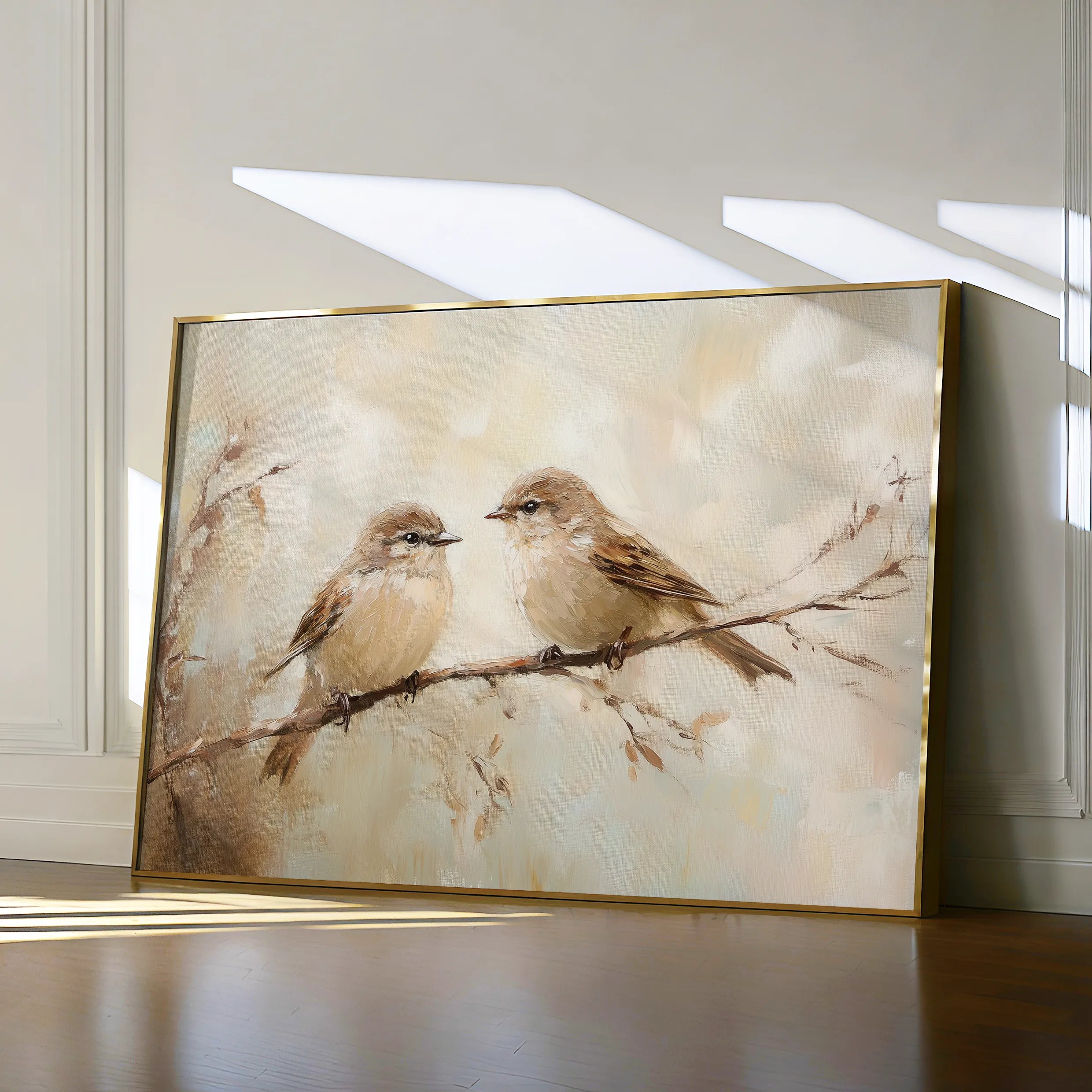 Animals 093 Canvas Art 18" x 24" / 45 x 60 cm / Black