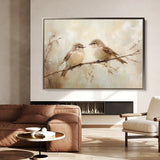 Animals 093 Canvas Art 18" x 24" / 45 x 60 cm / Black