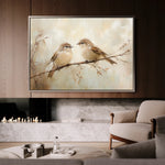 Animals 093 Canvas Art 18" x 24" / 45 x 60 cm / Black