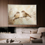 Animals 093 Canvas Art 18" x 24" / 45 x 60 cm / Black