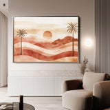Boho 093 Canvas Art 18" x 24" / 45 x 60 cm / Black