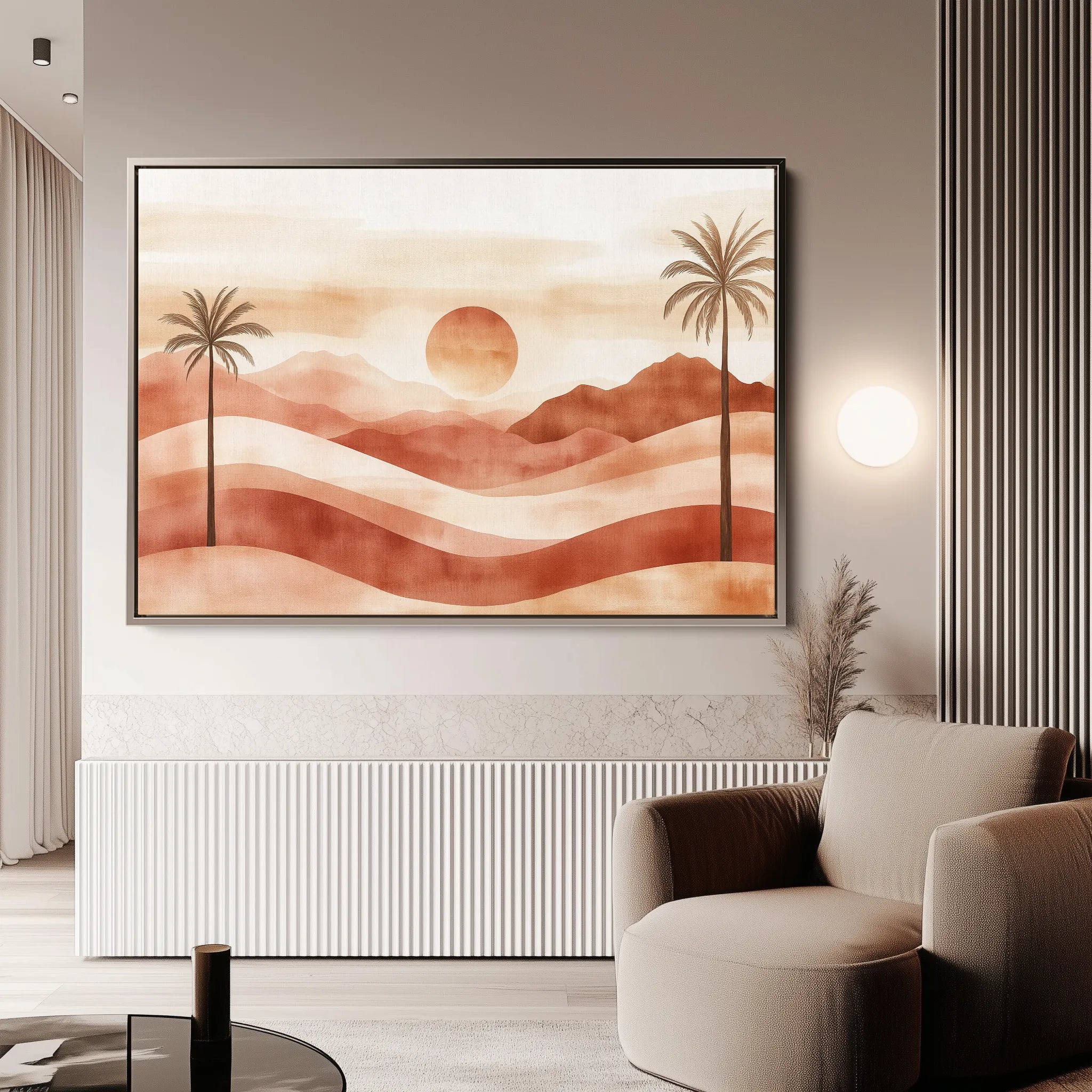 Boho 093 Canvas Art 18" x 24" / 45 x 60 cm / Black