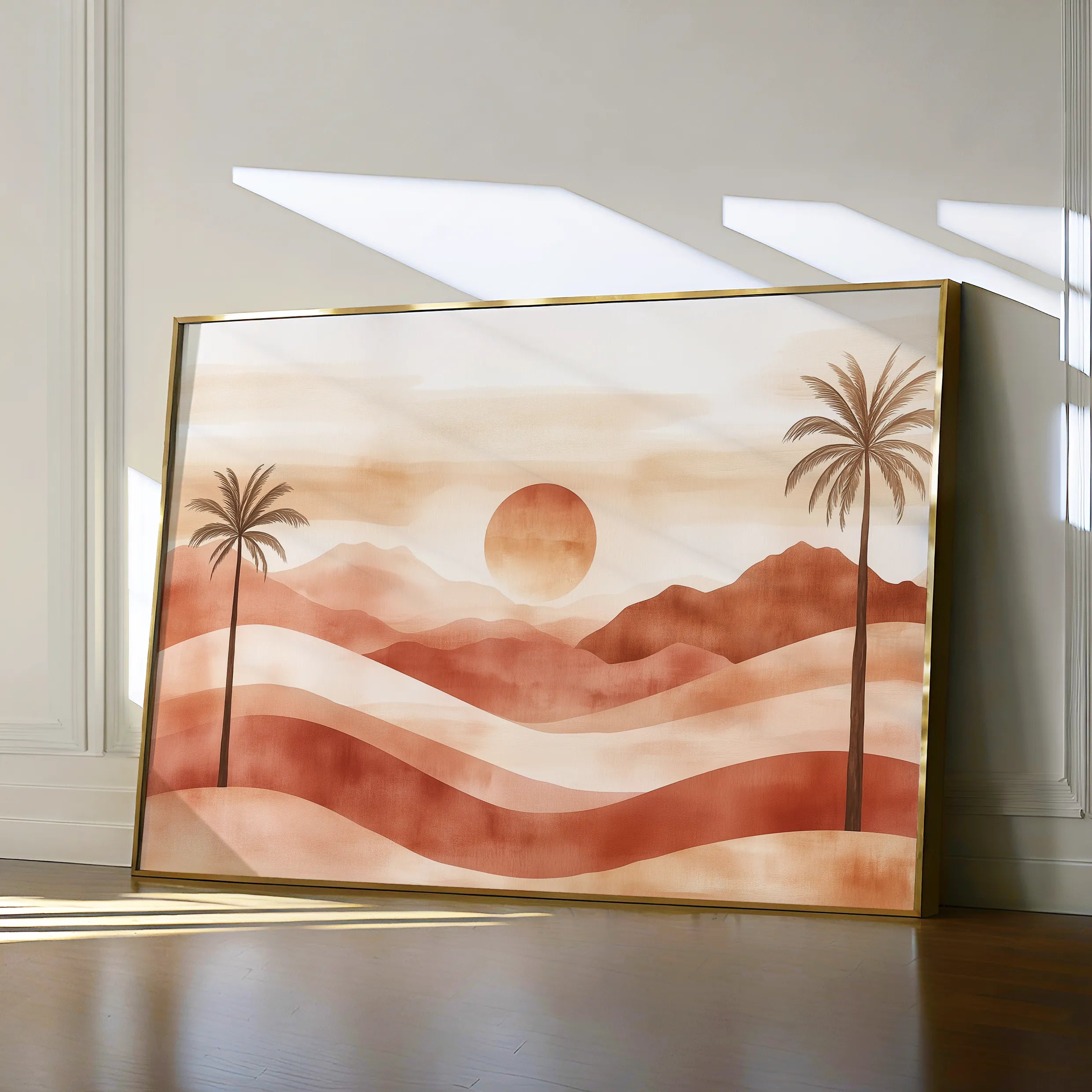 Boho 093 Canvas Art 18" x 24" / 45 x 60 cm / Black